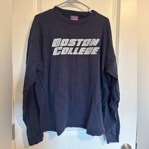 Champion Eagles Boston College lone sleeve crew neck tshirt